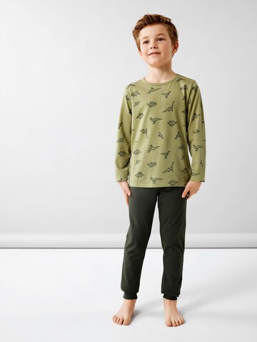 Pyjama 'Sage Dino' NAME IT en vert