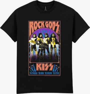 T-Shirt 'Rock Gods' Kiss en noir : devant