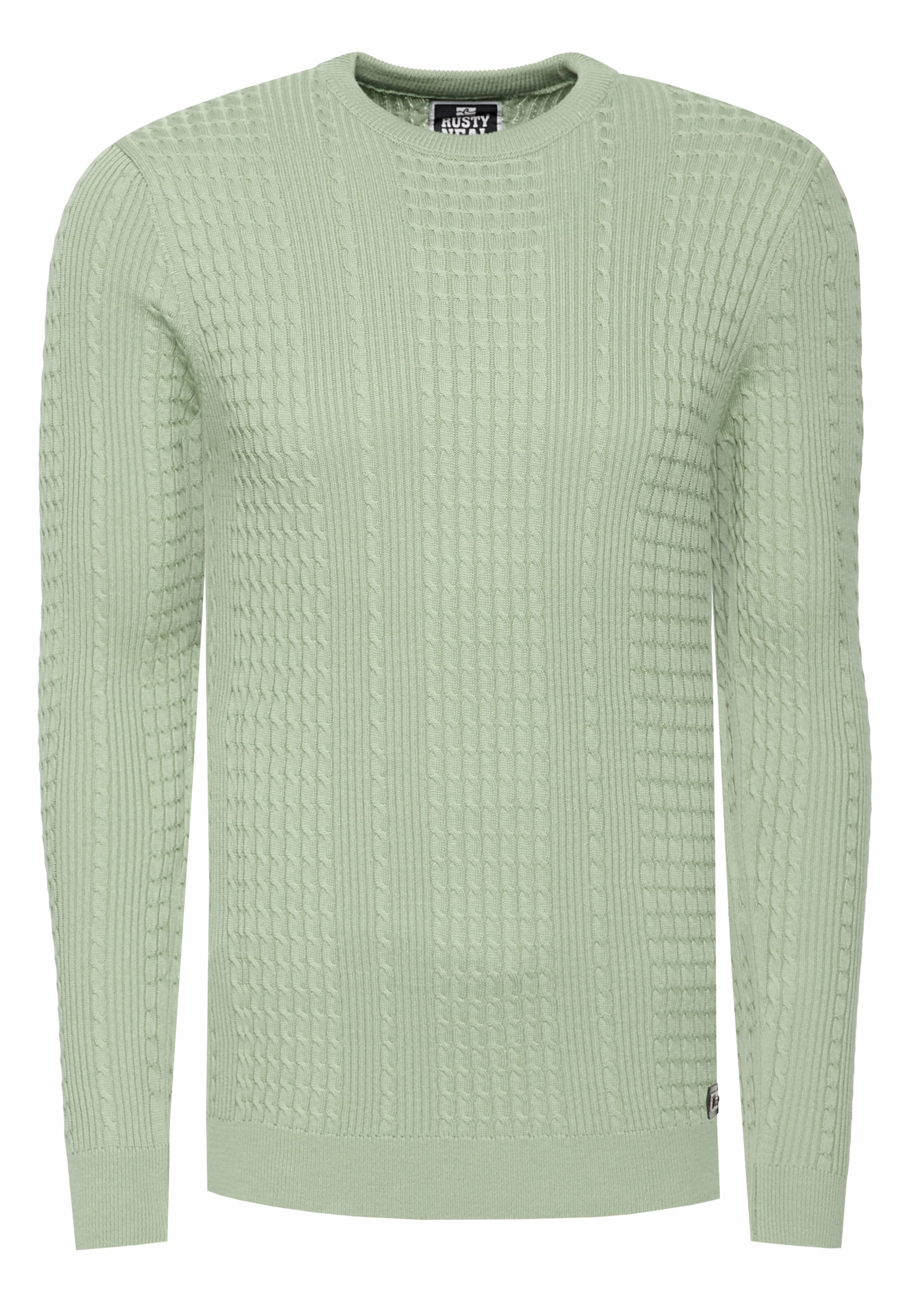 Rusty Neal Trui in Groen: voorkant