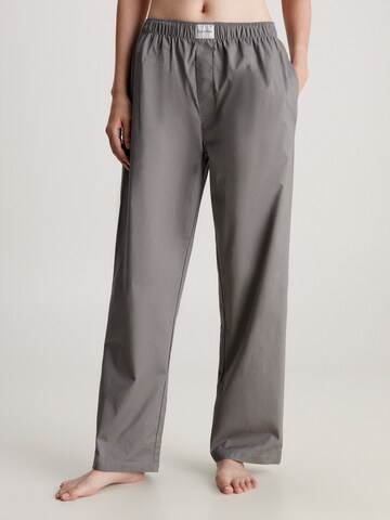 Pantalon de pyjama Calvin Klein Underwear en gris : devant