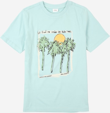 s.Oliver Shirt in Groen: voorkant