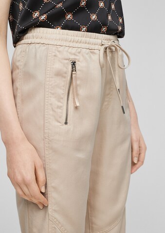 Effilé Pantalon s.Oliver en beige