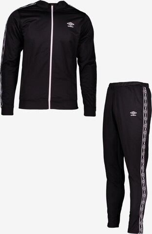 UMBRO Jogginganzug in Schwarz: predná strana