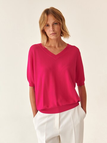 Pull-over 'Fokia' TATUUM en rose : devant