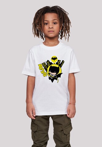 F4NT4STIC Shirt 'Chibi Batman Swinging -WHT' in White: front
