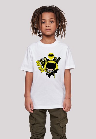 T-Shirt 'Chibi Batman Swinging -WHT' F4NT4STIC en blanc : devant