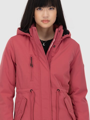 Alife and Kickin Winter Parka 'KierseyAK' in Red