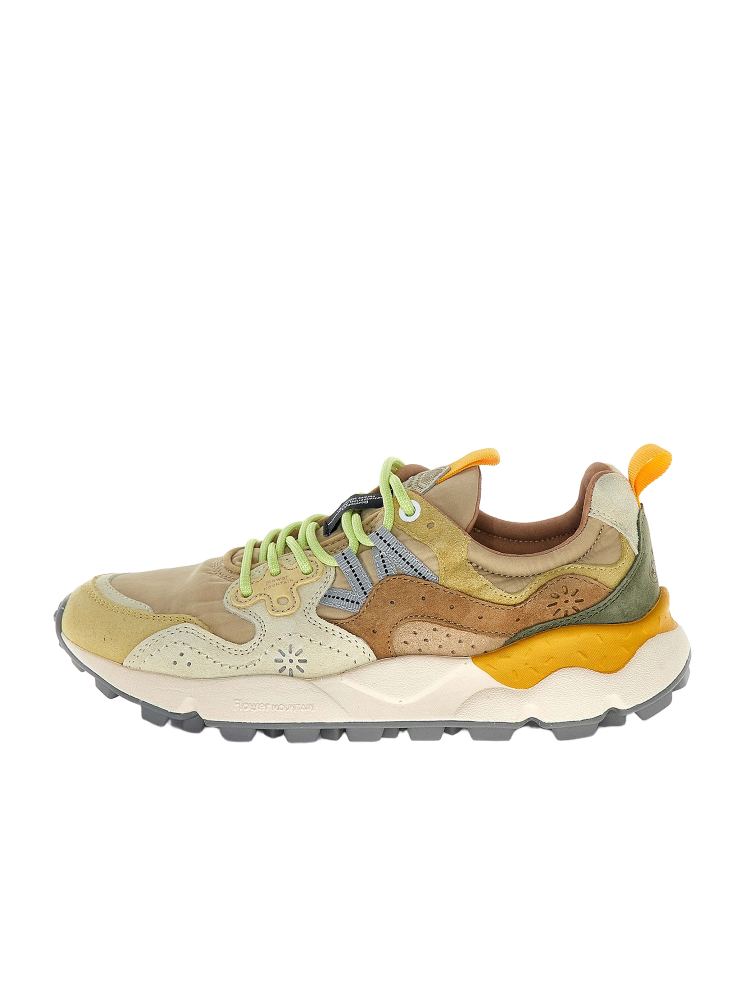 Flower Mountain Sneakers in Yellow: front