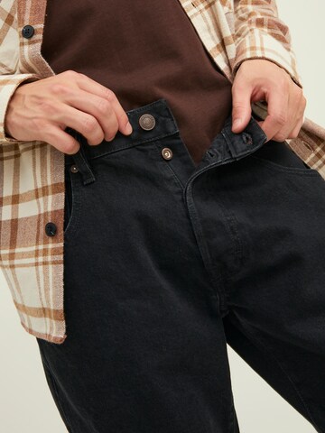 JACK & JONES Loose fit Jeans 'Frank Leen' in Black
