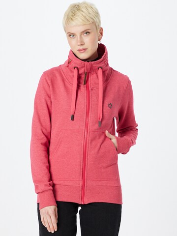 Alife and Kickin Sweat jacket 'VivianAK' in Pink: front