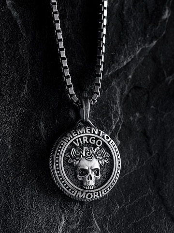 REYTEL Anhänger 'VIRGO. MEMENTO MORI'‌‌‌‌‌‌ in Silber