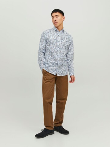 JACK & JONES Regular fit Button Up Shirt in Blue