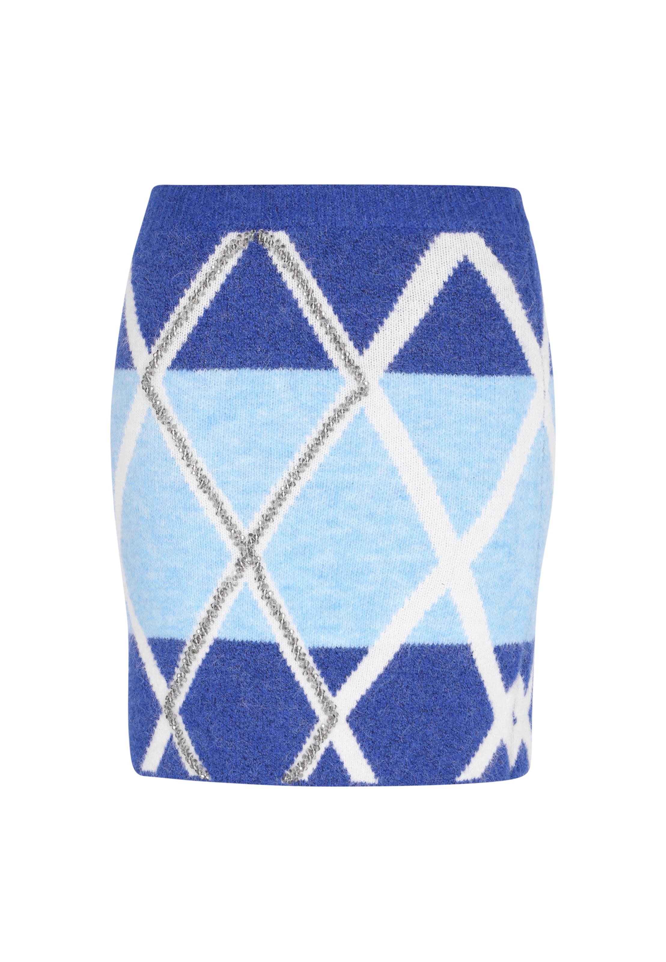 IZIA Sukňa - Modrá: predná strana