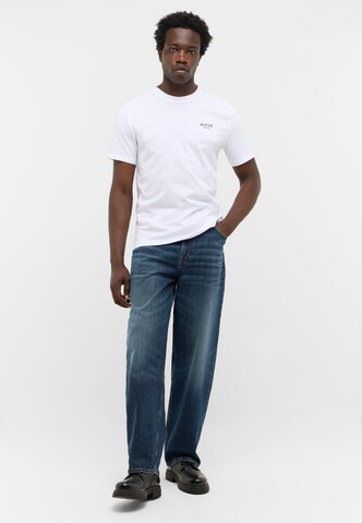 MUSTANG T-Shirt 'Style Austin' in Weiß