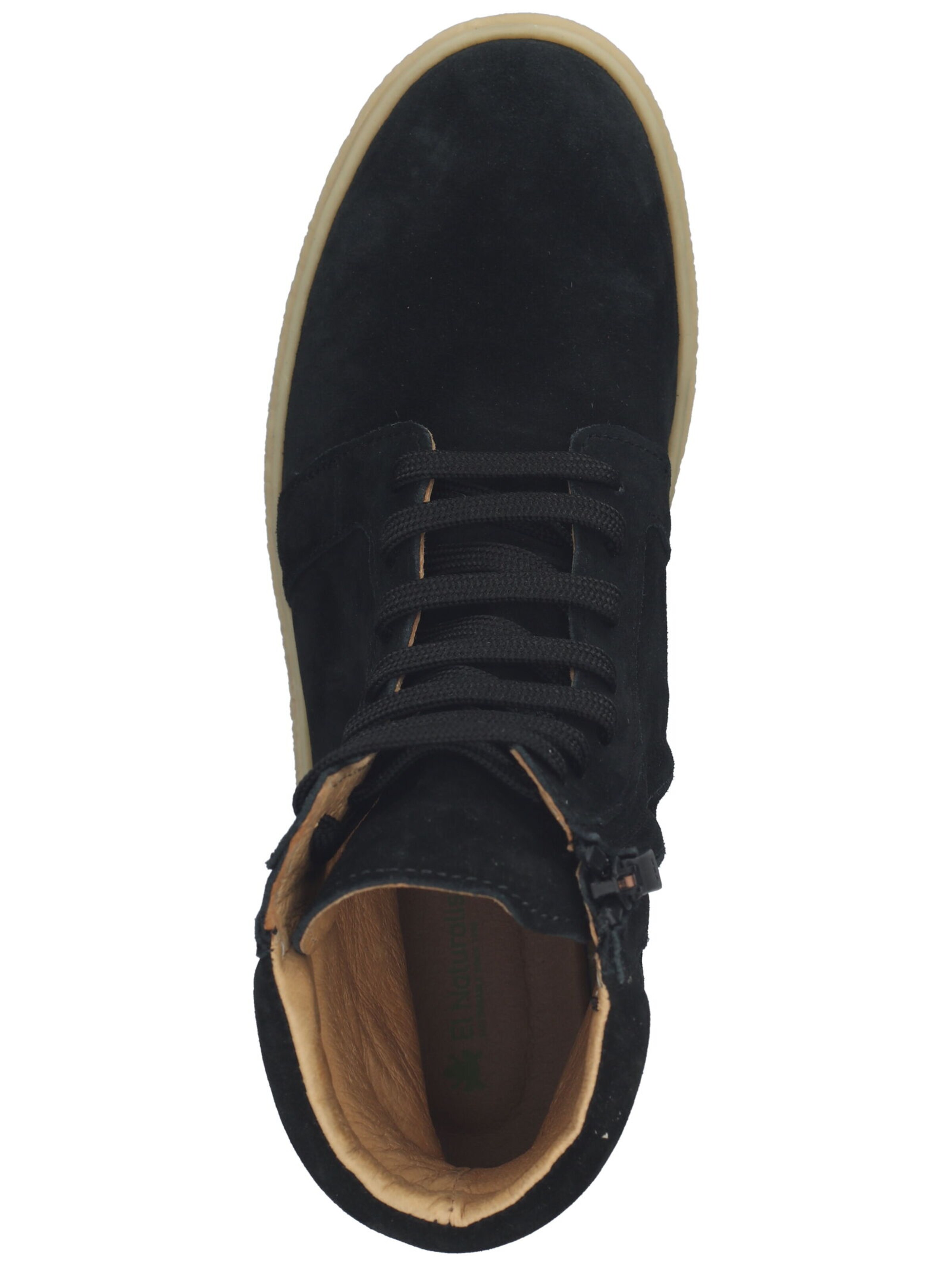EL NATURALISTA Lace-up bootie in Black