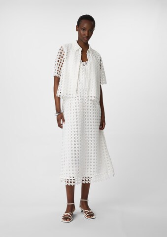 COMMA Kleid in Weiß: Vorderseite