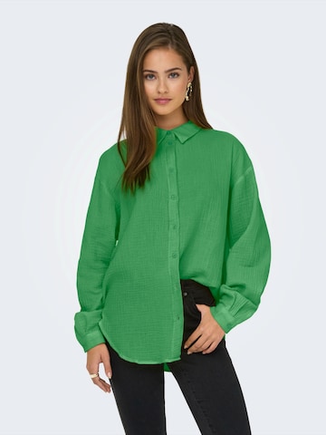 JDY Blúz 'JDYTHEIS' - zöld: elől