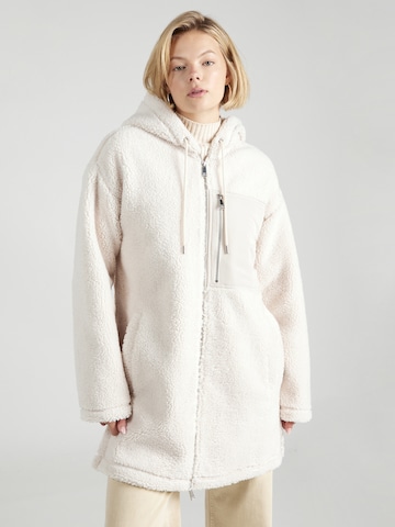 DKNY Performance Fleecejacke in Beige: predná strana