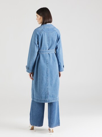 VERO MODA Between-Seasons Coat 'ADISON' in Blue