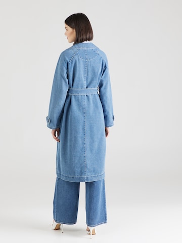 VERO MODA Between-Seasons Coat 'ADISON' in Blue