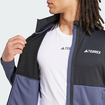 ADIDAS TERREX Funktionele fleece-jas in Blauw
