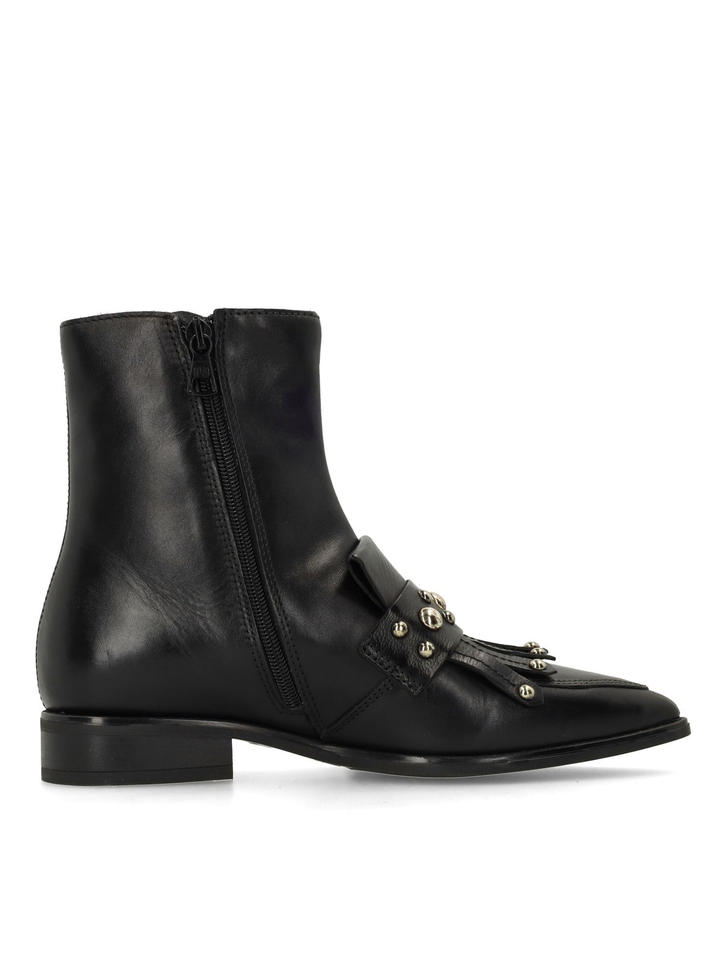 MANFIELD Stiefelette in Schwarz