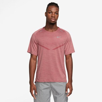 NIKE Funktionsshirt 'ADV' in Rot: Vorderseite
