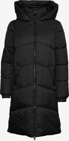 VERO MODA Winter Coat in Black: front