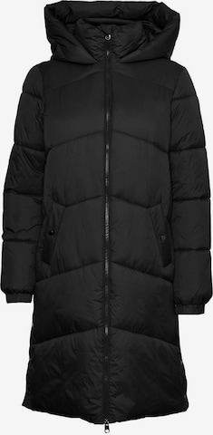 VERO MODA Winter Coat in Black: front