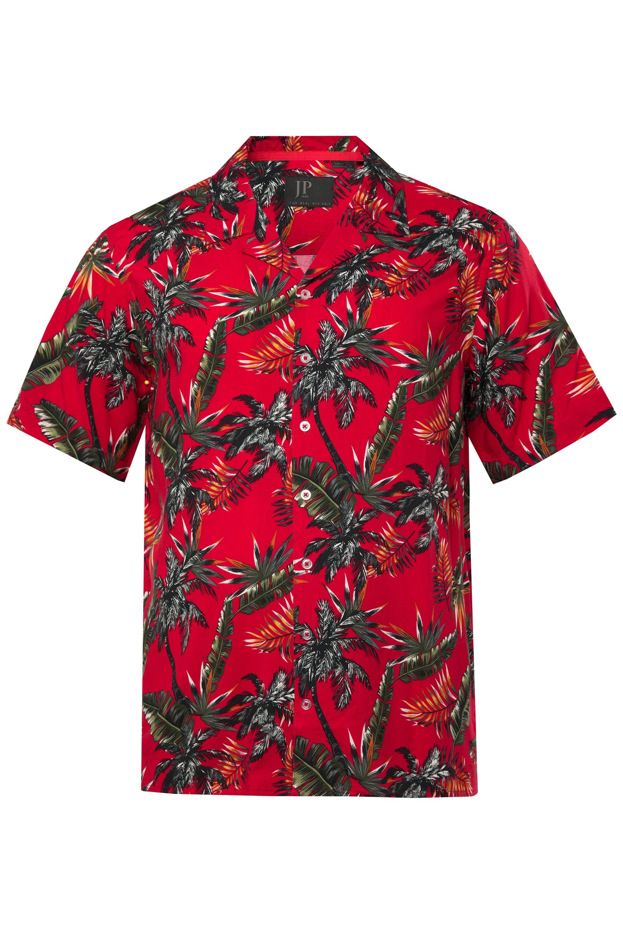 JP1880 Regular fit Overhemd in Rood: voorkant