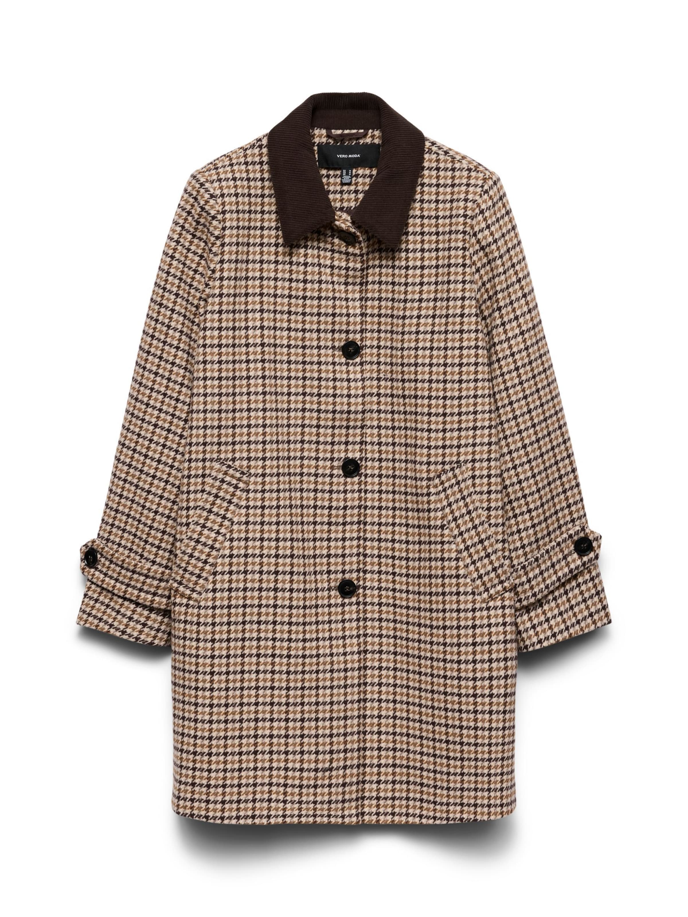 VERO MODA Overgangsfrakke i brun: forside