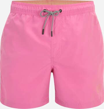 JACK & JONES Badeshorts 'FIJI' in Pink: predná strana