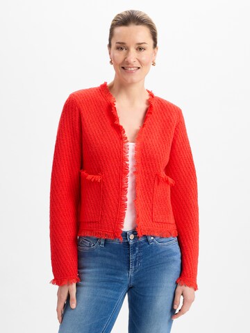 Marie Lund Strickjacke ' ' in Rot: Vorderseite