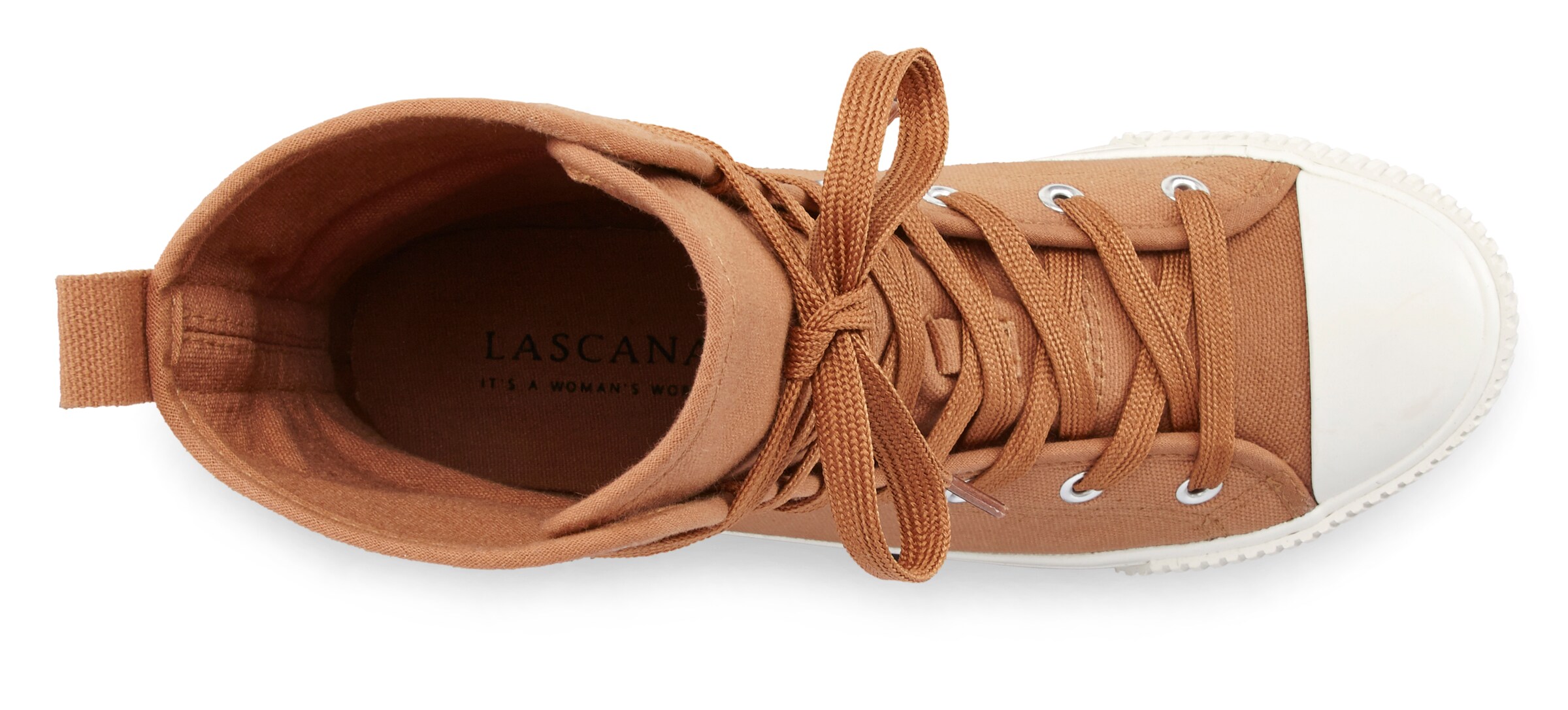 LASCANA Sneaker high i beige