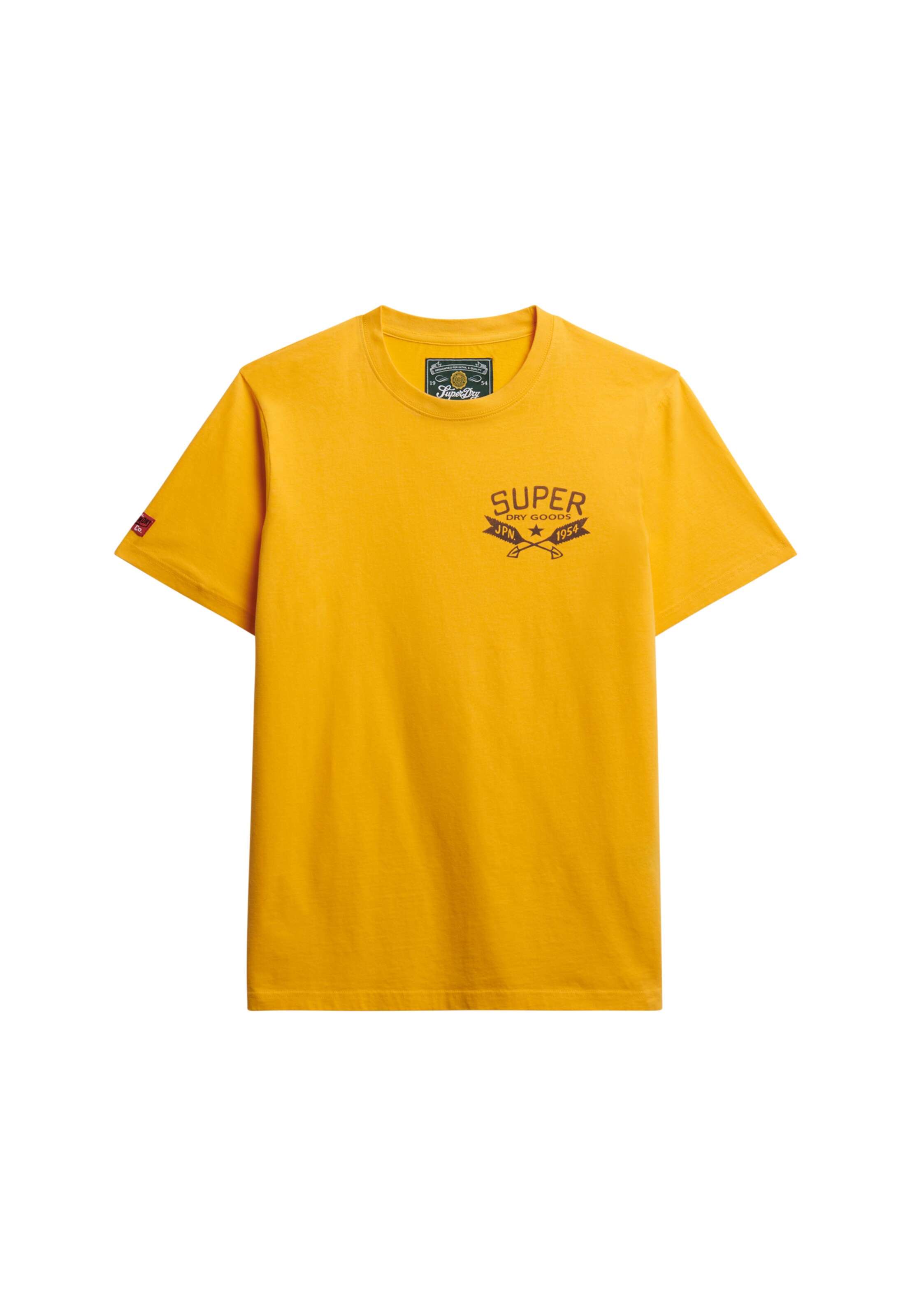 Superdry & Co Shirt 'Lo-Fi Outdoors' in Geel: voorkant