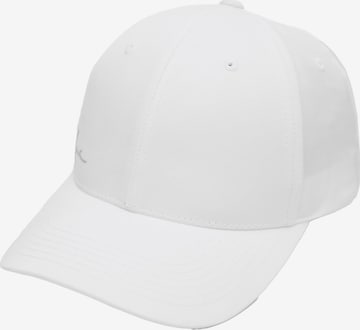 Casquette Karl Kani en blanc : devant