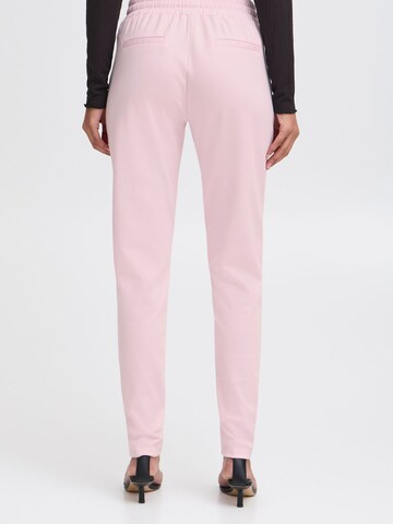 ICHI Tapered Broek ' IHKate ' in Roze