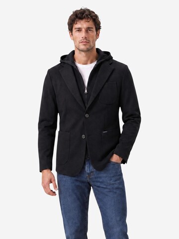 Coupe slim Veste de costume 'GIACCA DI MAGLIA GL3006TR-F26' Gianni Lupo en noir