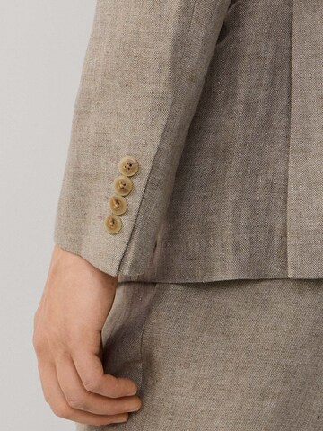 Hackett London Regular Fit Sakko 'DELAVE HOPSACK' in Beige