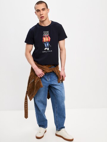 CAT by Maniita Lacitta Shirt in Blauw