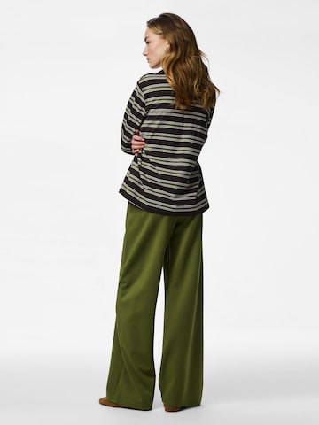 PIECES Wide Leg Bukser 'PCGunhild' i grøn