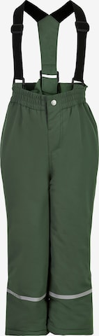 CeLaVi Athletic Pants in Green: front