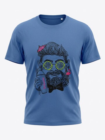 karlskopf Shirt 'BARKEEPER' in Blue: front