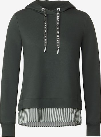 CECIL Sweatshirt in Green: front