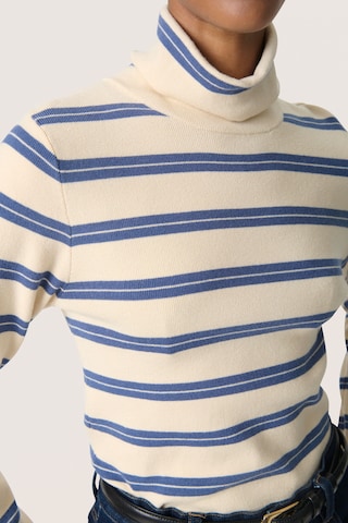 Pull-over 'SLSpina' SOAKED IN LUXURY en beige