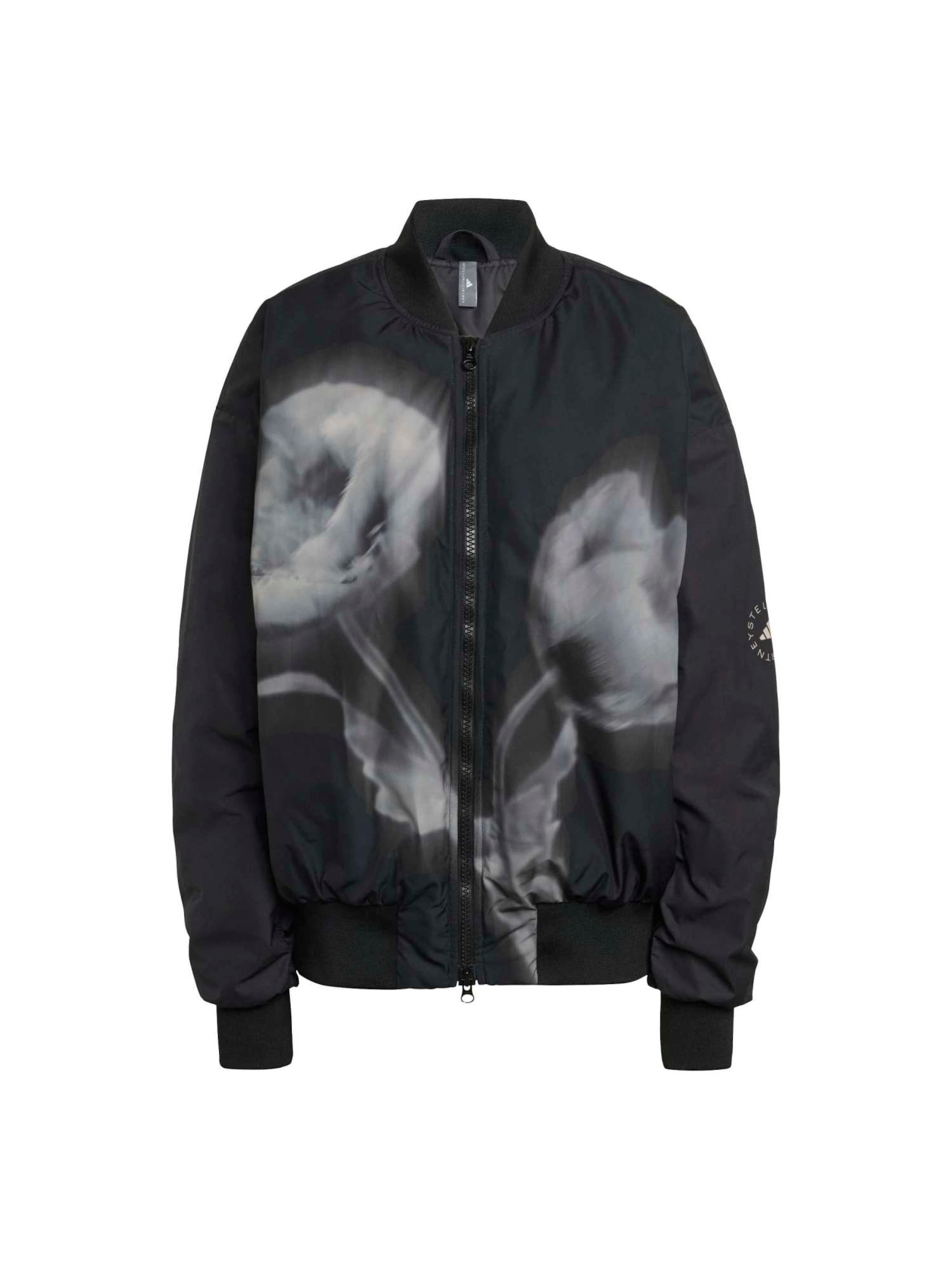 ADIDAS BY STELLA MCCARTNEY Αθλητικό μπουφάν σε μαύρο: μπροστά