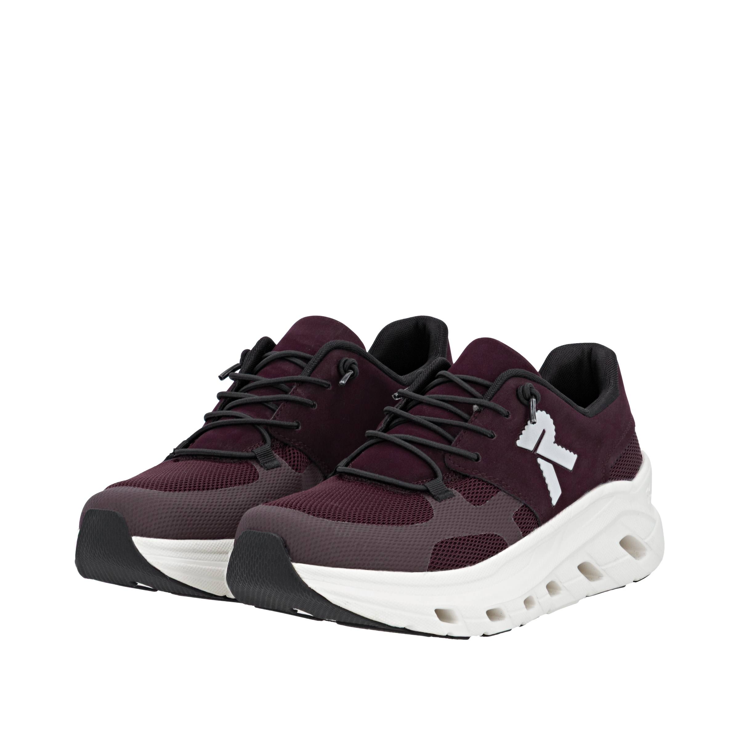 Baskets basses Rieker Sport en rouge