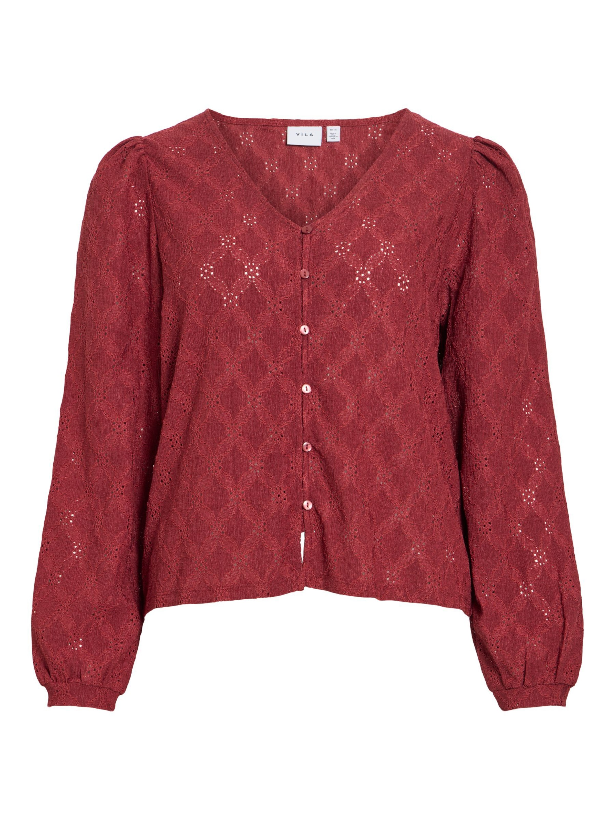 VILA Bluse in Rot: Vorderseite