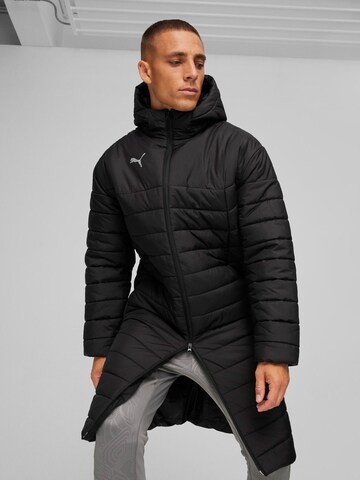PUMA Sportjacke 'TeamFinal' in Schwarz: Vorderseite