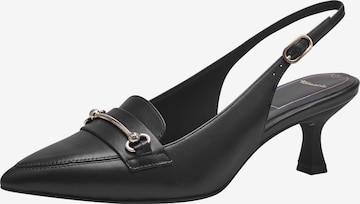 Tamaris Slingback Pumps in Black: front